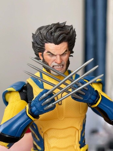 1/12 Painted Customized Wolverine Head Carved Fit 6'' ML Action Figure - Picture 3 of 8