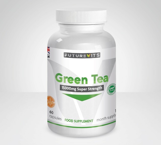 Green Tea Extract Capsules 15000mg 60 Capsules 95 Polyphenol Weight