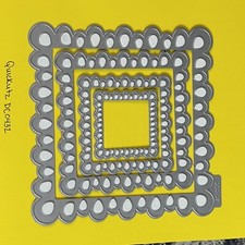 Quickutz DC-0432 "Nesting Square Doilies" 4 Cutting Dies
