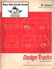 1966 Dodge S Series A-100 Van Wagon Pickup Shop Service Repair Manual 1966 Dodge S Series A-100 Van Wagon Pickup Shop Service Repair Manual