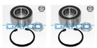 Dayco 2X Radnabe Radlagersatz Vorne FüR Peugeot 207 CC 208 CitroëN C3 II WD