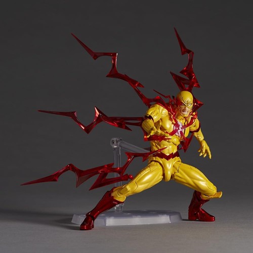KAIYODO REVOLTECH Amazing Yamaguchi DC HEROES REVERSE FLASH w/ Tracking NEW - Picture 8 of 16