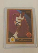 1990 Skybox Basketball Card #95 Tim Hardaway Rookie Golden State Warriors NM