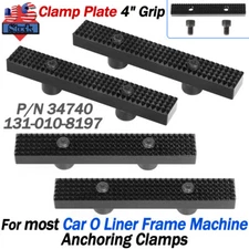 For Car O Liner Frame Machine Anchoring Clamp Plate Grip 4" Replacement Kit of 4