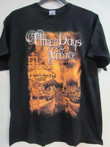 THREE DAYS GRACE OFFIZIELLES VENUS 2013 BAND KONZERT MUSIK T-SHIRT EXTRA LARGE