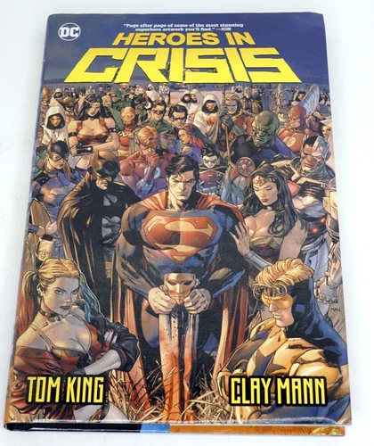 Heroes In Crisis by Tom King & Clay Mann 2019 DC Comics HCDJ First Printing