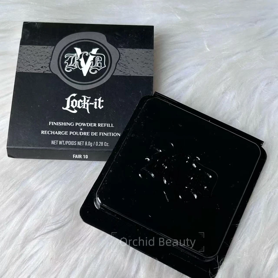 New KVD Lock-It Mattifying Finishing Powder~Fair~Full Size 8g/0.28oz~Refill - Image 4 of 4