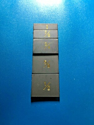 Pfaff buttonhole magnet set 1, 7/8, 3/4, 5/8, 1/2