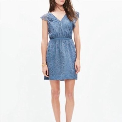 Madewell Slate Blue Lace Dress | eBay Madewell Slate Blue Lace Dress | eBay