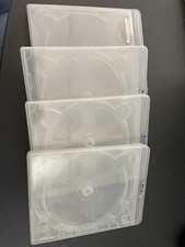 Lot Of 4 Quadruple Playstation 4 Ps4 Bluray Replacement Cases