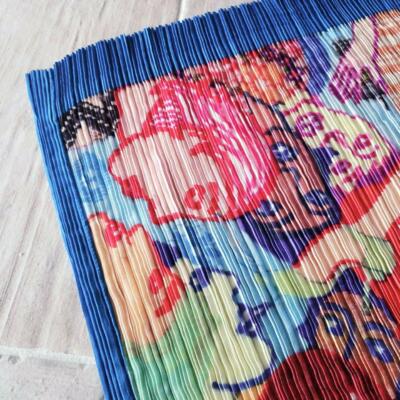 PLEATS PLEASE ISSEY MIYAKE Lamia Ziade Stole Shawl Wrap Used | eBay