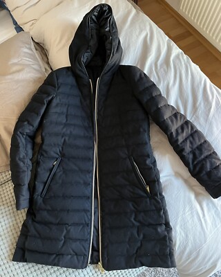 Original PEUTEREY Daunenjacke Mantel zum Wenden In Wintermantel Parka M  40 - Main Image