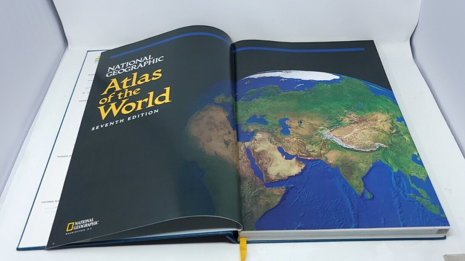 Atlas Of The World Seventh 7th Edition Book Very Large National