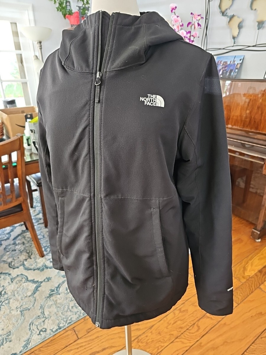 t*2様 THE NORTH FACE WINDWALL US XLサイズ The North Face Womens Black Windwall Long Sleeve Hooded Full
