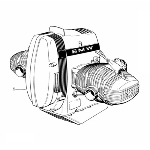 Kit vis allen inox pour moteur BMW R65 de 1978 à 1993