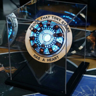 MK2 Iron Man Arc Reactor Proof that Tony Stark has a heart LED