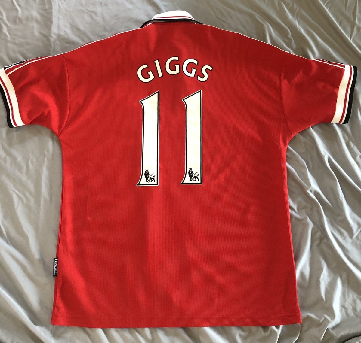 Ryan Giggs Manchester United 98/99 Treble Season Umbro Jersey Size