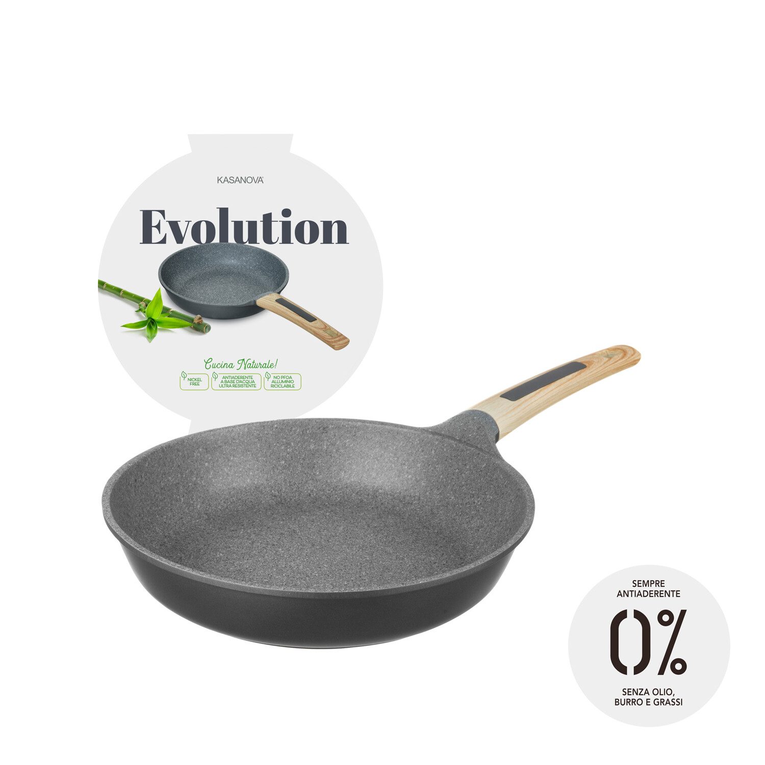 Padella 26 cm Evolution grigio