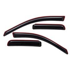 For 2005-2020 Nissan Frontier Crew Cab In Channel Window Visor Vent Rain Guards