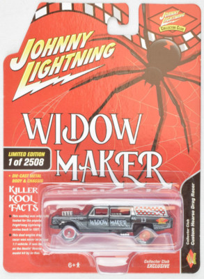Johnny Lightning ''Widow Maker'' Custom Hearse Drag Racer - JL Club Car 1:64 Car