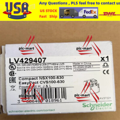 New In Box Schneider Under Voltage Release Module LV429407, 1-Year Warranty