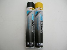 Lot 2 bombes aérosol de marquage LineMarker COLORMARK jaune / noire