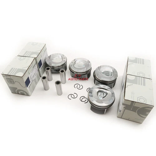 4x Pistons &Rings Φ20mm Fit For Mercedes-Benz 1.8T W212 A207 C207 R172 C200 1.8T — 第 3/4 张图片