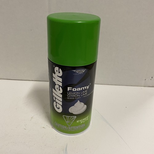 Gillette Foamy Lemon Lime Shave Foam Discontinued eBay