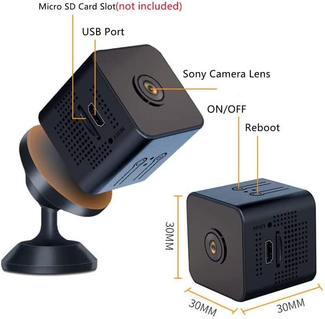 Hidden Spy Camera with Phone App for Nanny Monitoring by METRICSQUARE-image