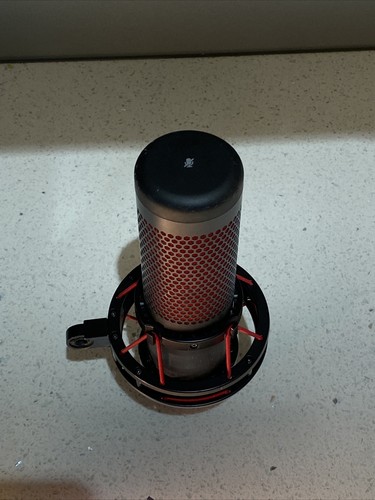HyperX QuadCast Red LED USB Cardioid Microphone - Black - Picture 7 of 7