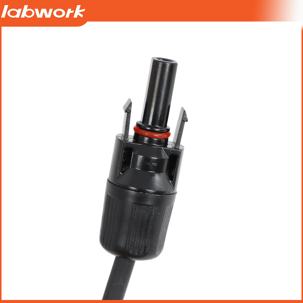 2/5/10/20M 4/6mm² Black+Red Solar Panel Extension Cable Wire+M4