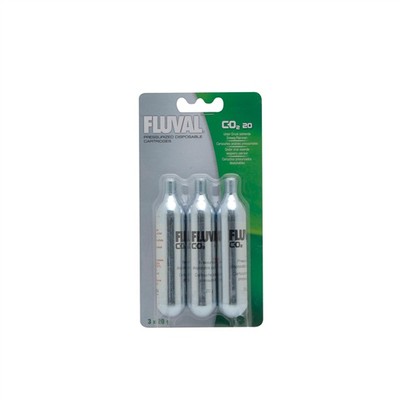 Hagen Fluval Mini Pressurized Disposable CO2 Cartridges 0.7oz (20g) 3pk #7541