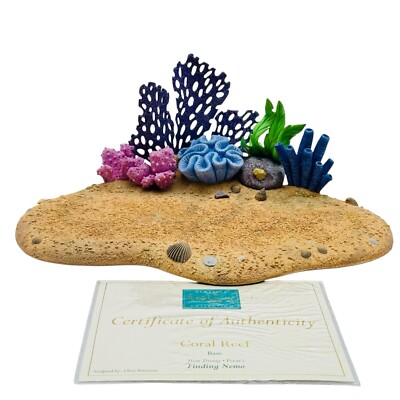WDCC Disney Pixar Finding Nemo Coral Reef Figurine With COA