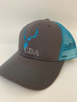 CDA Caldeer.Org Gray / Teal Baseball Cap Adjustable Back