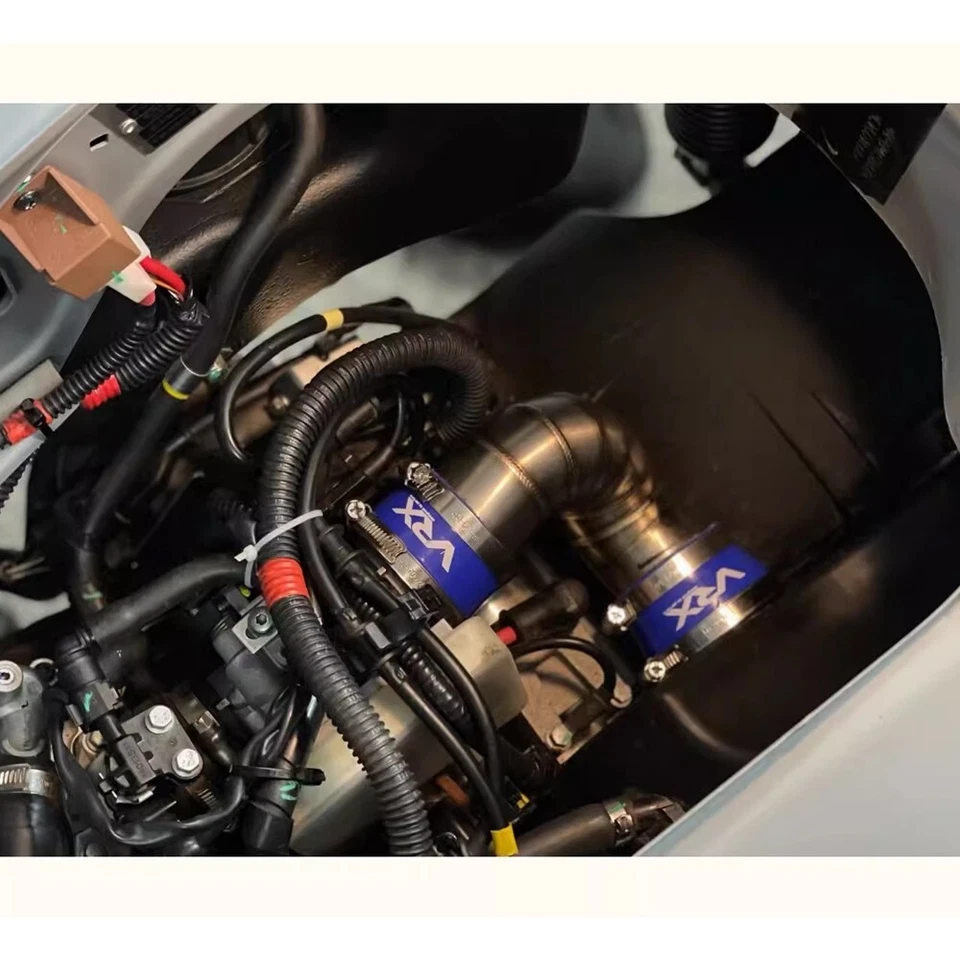 For GTS 300 GTS 250 GTV 300 2006-2024  Auspuffrohrverbinder Ansaugrohr Edelstahl - Bild 2 von 4