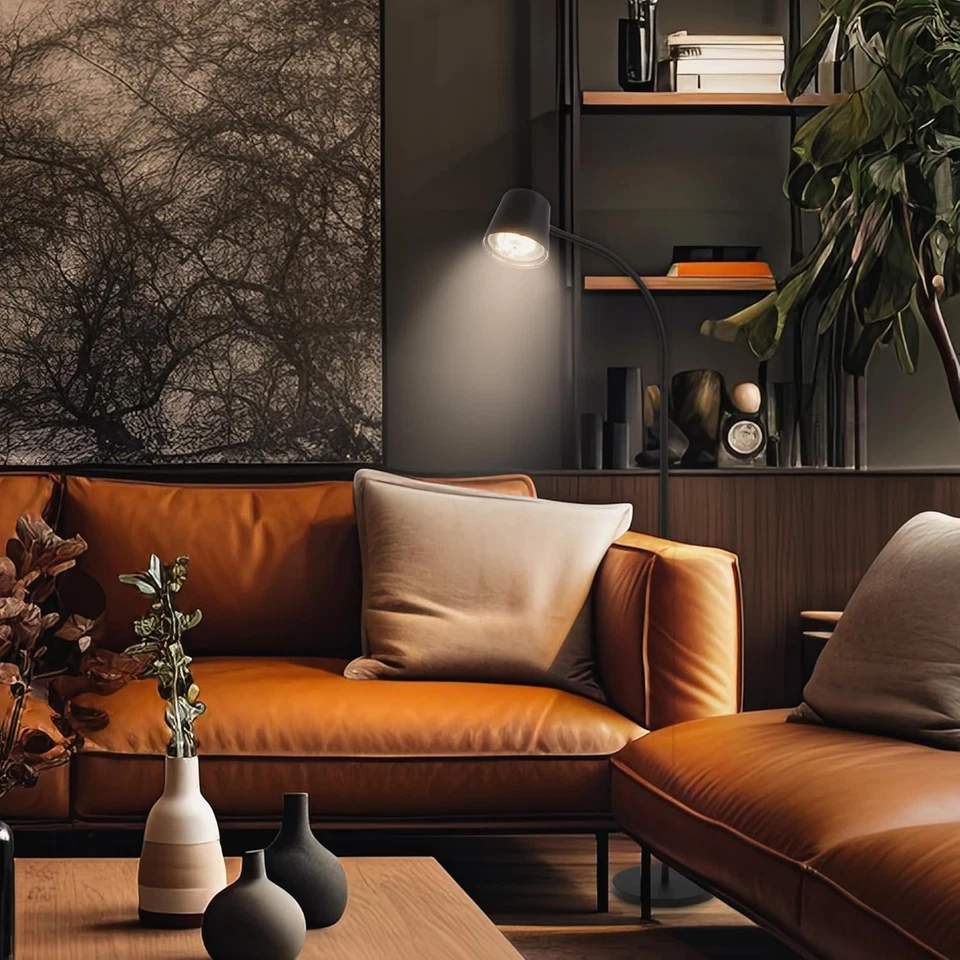 - Lampada Da Terra LED Cordless Con Touch, Dimmerabile, Piantana, Lampada Da Pav - Immagine 3 di 4