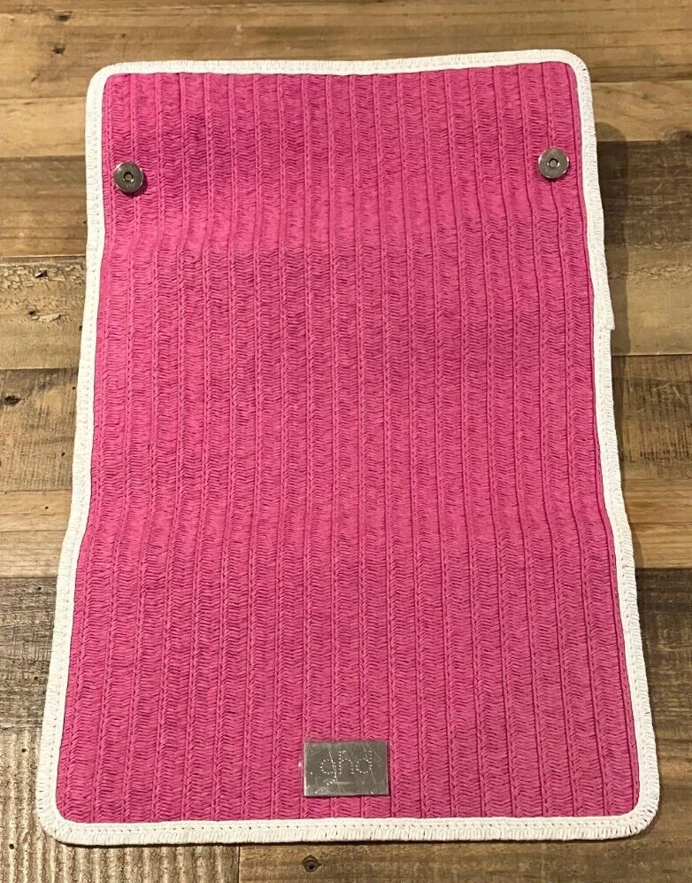 GHD HEAT RESISTANT TRAVEL BAG MAT WITH COMPACT MIRROR PRE OWNED
