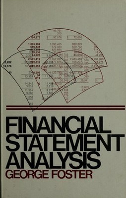 Financial Statement Analysis Hardcover George Foster