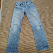 Levi's 501 80s Vintage Redline Selvedge Jeans W28 L36 Made USA Indigo