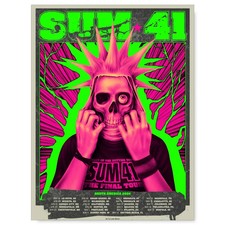 Sum 41 - 2024 North American Tour 18 X 24 by Luke Martin