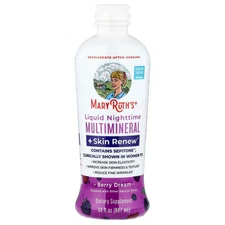 Liquid Nighttime Multimineral + Skin Renew, Berry Dream, 30 fl oz (887 ml)