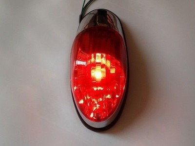RED Motorcycle Tail Light for Shadow V-Star Vulcan Suzuki Cruiser Chopper Custom