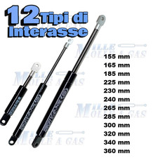 1 PISTONE A GAS MOLLA AMMORTIZZATORE PER MOBILI, CUCINA, SELLA, Foro Ø 6,1 mm