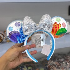 Disney Parks Four Parks Icon Minnie Mouse Ears Headband 2025 US