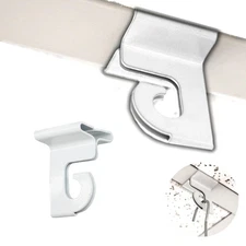 FIXTURES DIRECT Extra Heavy Duty White Aluminum Drop Ceiling Hooks One Piece ...