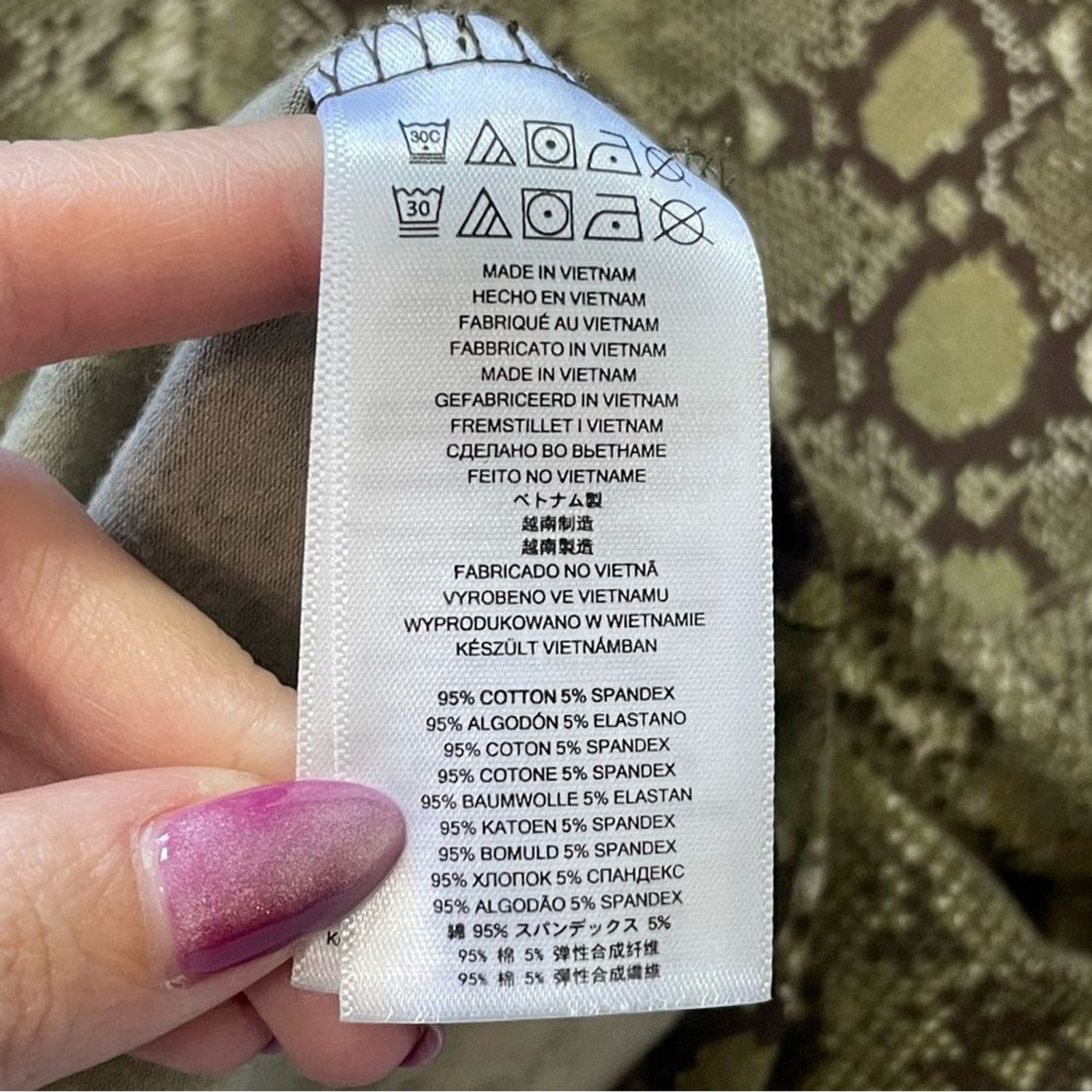 NWT Michael Kors Snakeprint T Shirt Mini Dress Size M thumbnail 5