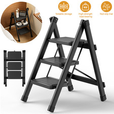Portable Step Ladder Lightweight Folding Step Stool w/Anti Slip Tread,Heavy Duty