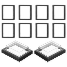15 Pcs Switch Cover Dustproof Safety Push Button Cap Industry Lockout