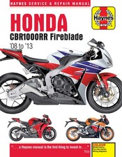 Manuale riparazione Honda CBR1000RR Fireblade (2008-2013) Haynes