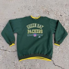 Vintage NFL Authentic Pro Line Logo Athletic Green Bay Packers Sweatshirt Sz XL
